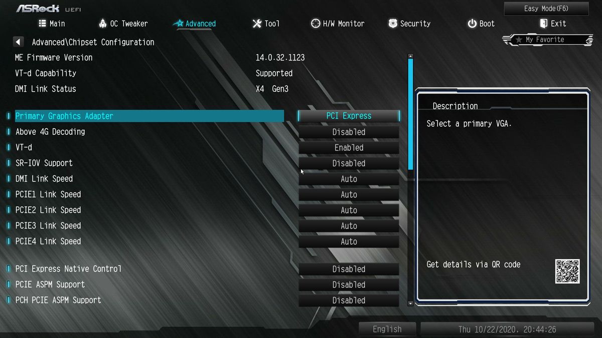ASRock Z490M Pro4 BIOS