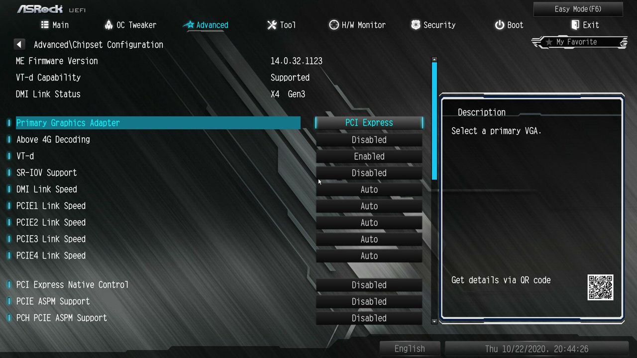 ASRock Z490M Pro4 BIOS