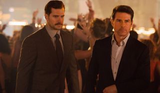 Mission: Impossible - Fallout Henry Cavill and Tom Cruise mingle in a crowded nightclub