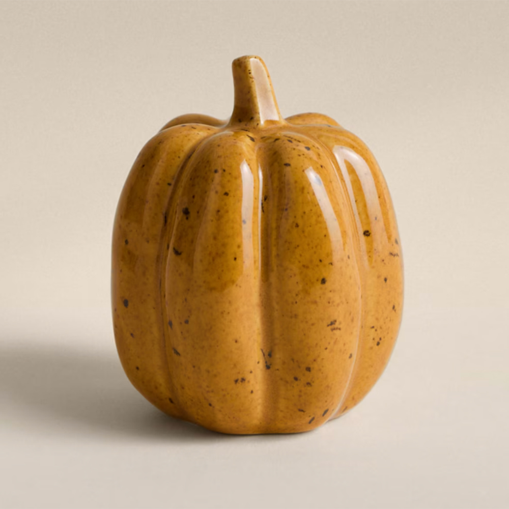 Ceramic pumpkin Halloween decor