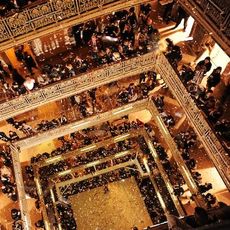 an event in a big building