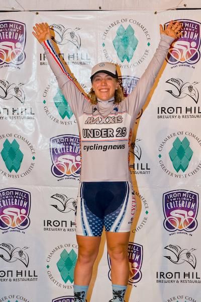 The under 25 points leader Casey Manderfield (Cycle Loft).