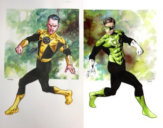 Sinestro-Hal Jordan