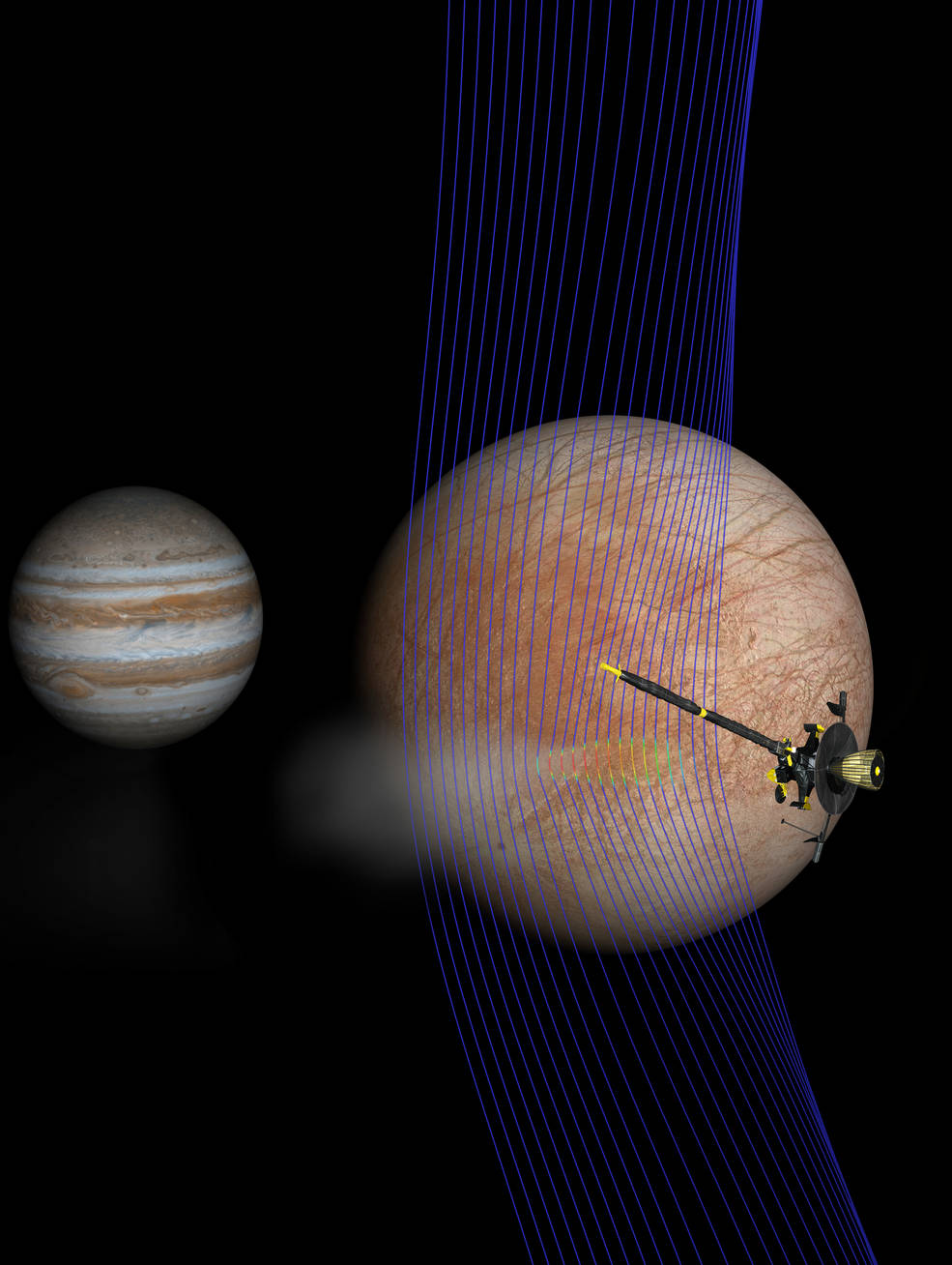 Galileo probe at Europa