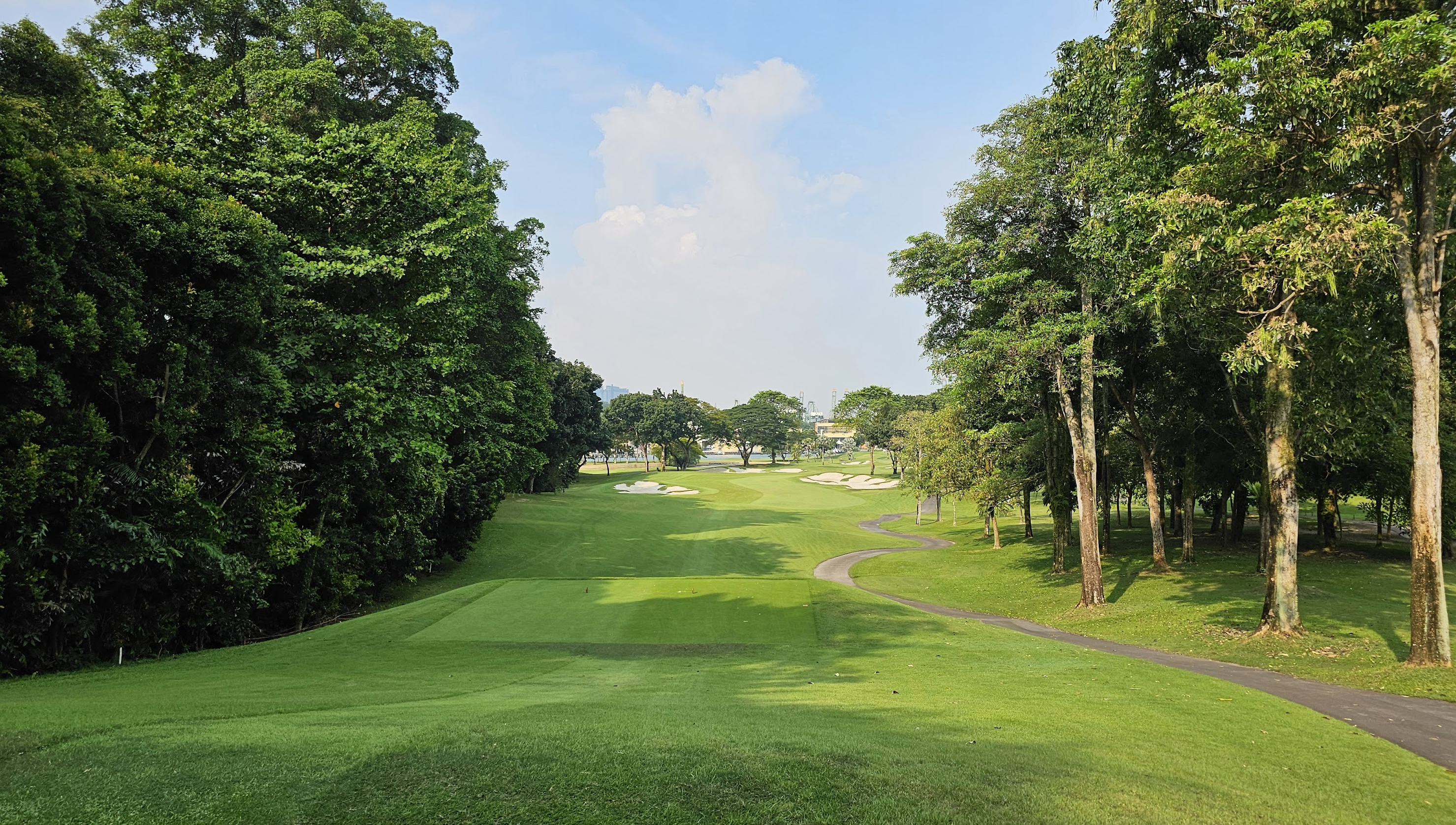 The 12th hole on the Serapong Course at Sentosa Golf Club