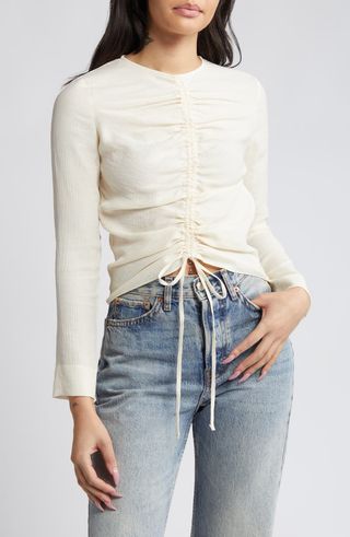Ruched Front Top