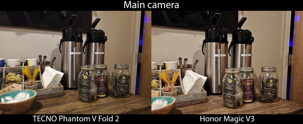 Comparing the cameras of the TECNO Phantom V Fold 2 and the Honor Magic V3