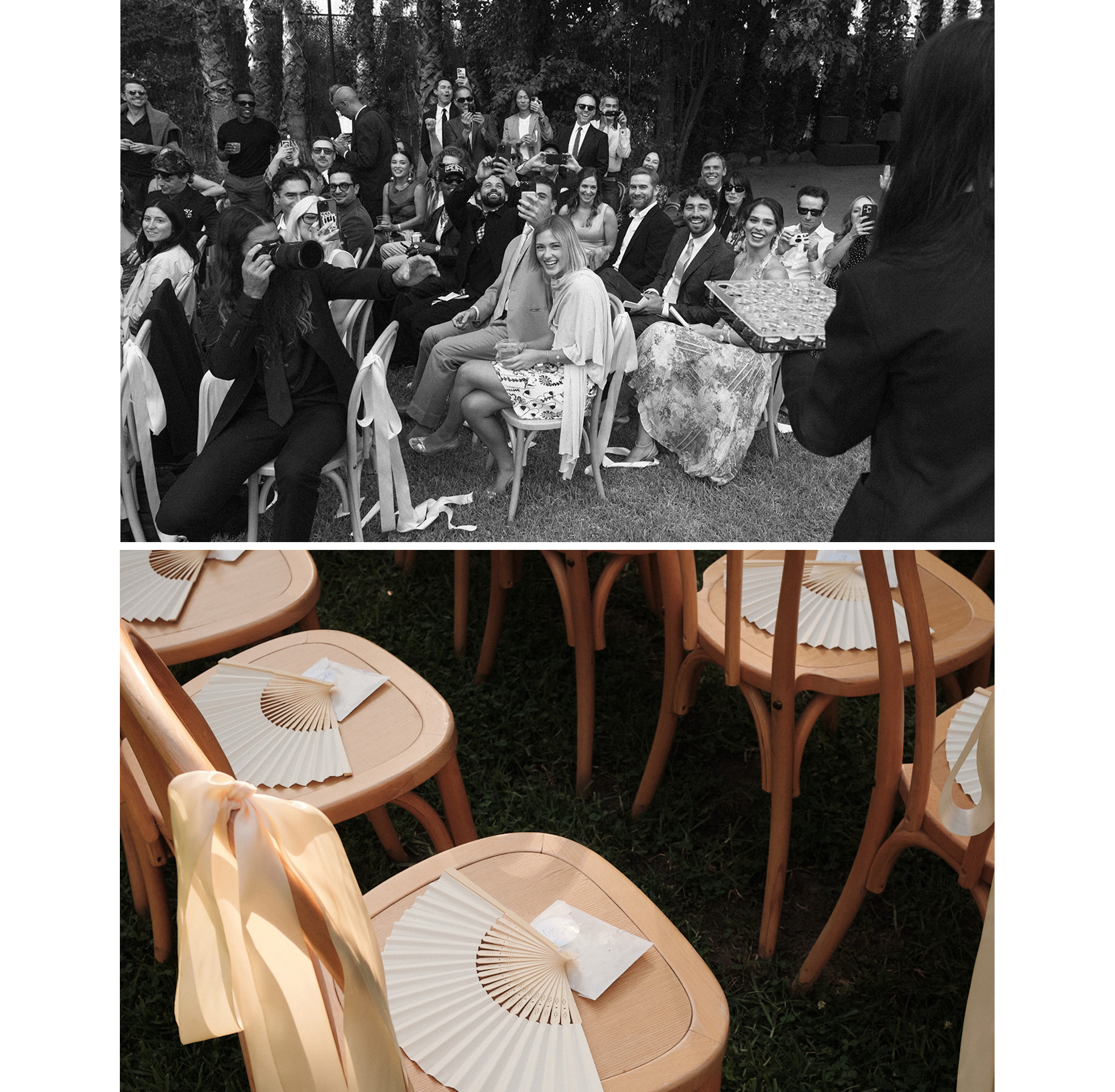 Detailed shots from the ceremony.