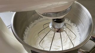 Whipped cream in the Smeg Stand Mixer