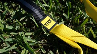 The TRX Home2 suspension trainer branding