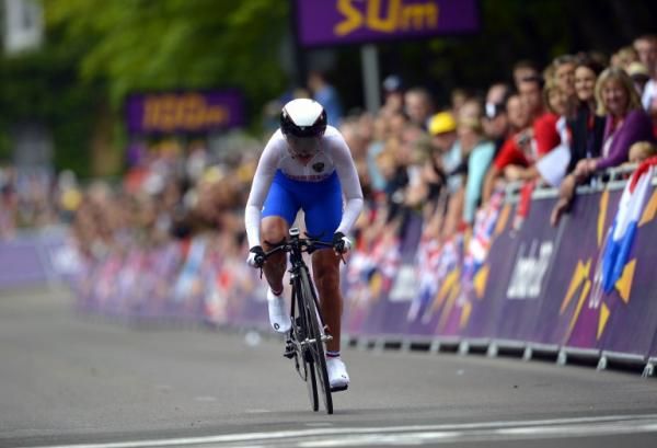 Olga Zabelinskaya (Russia) outshone some much bigger names to secure the bronze medal in the Olympic women's time trial