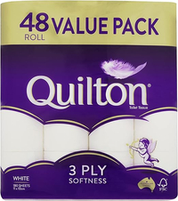 Quilton 3 Ply Toilet Paper (48 Rolls) | $25.60 $21.60