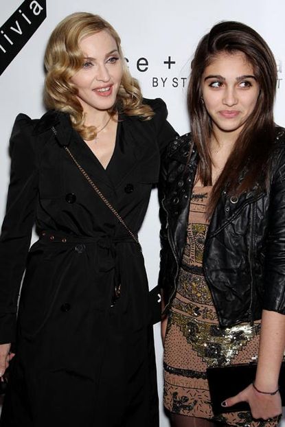Madonna and Lourdes at the Bent on Learning Benefit