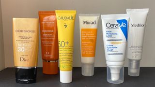 A few of the face moisturizers with SPF we tested for this guide