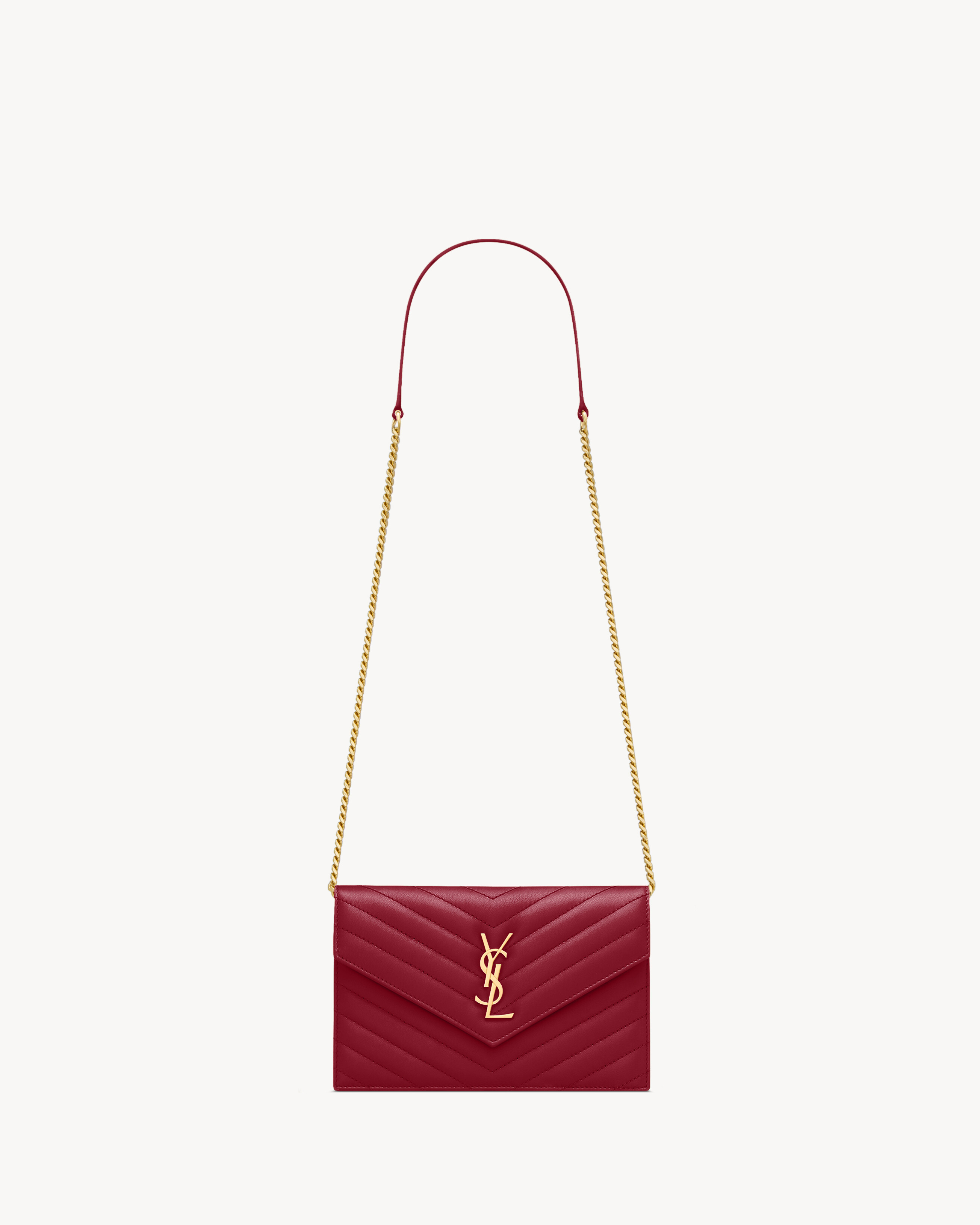 Cassandre Envelope Chain Wallet in Lambskin