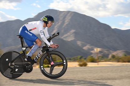 Ryan Collins riding a Factor bike