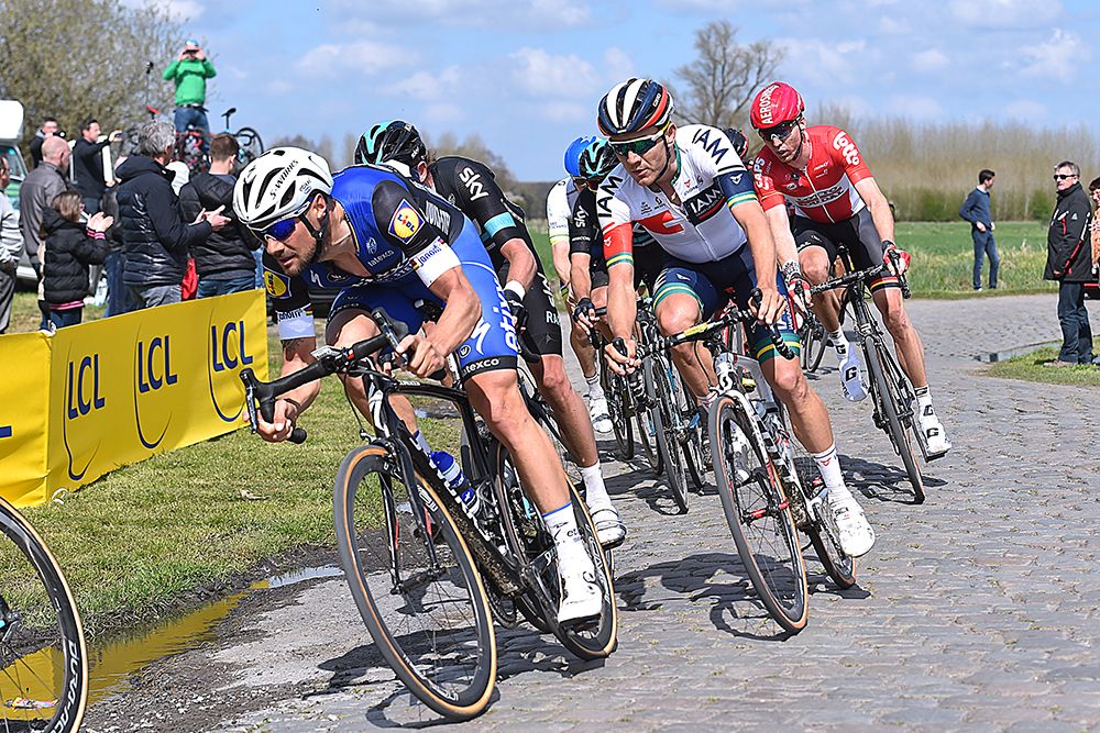 Tom Boonen in the drops