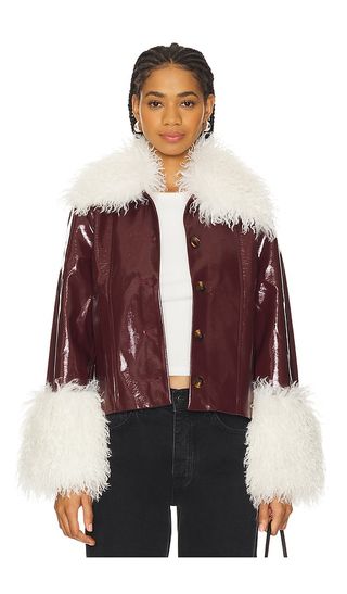 Bonnie Faux Fur Vinyl Jacket