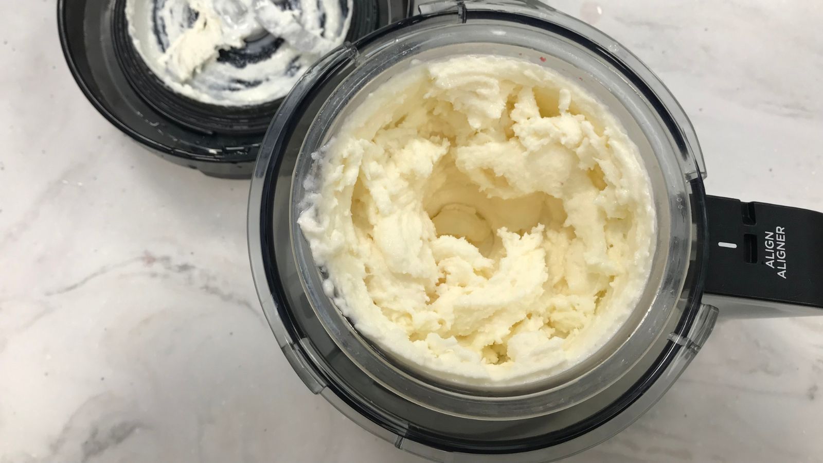 Ninja Creami having made ice cream