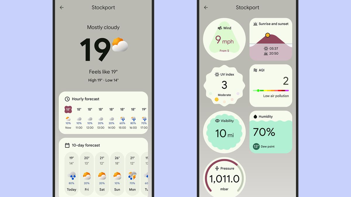 Aplikasi cuaca baru Pixel 9 mirip dengan Dark Sky untuk Android — dan Anda dapat mencobanya sekarang