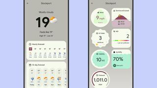 Google Weather app