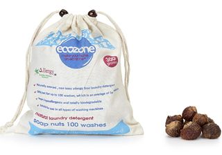 ecozone soap nuts with white packaging bag