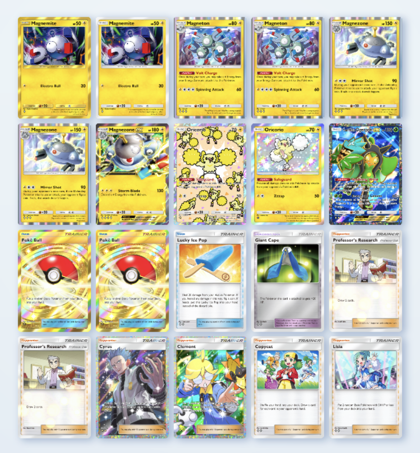 The best Oricorio and Magnezone deck build in Pokemon TCG Pocket