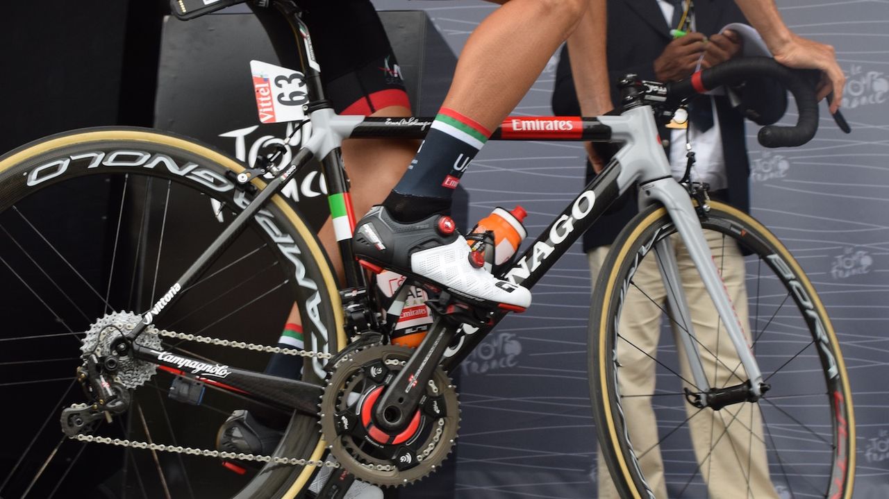 The majority of the UAE Team Emirates riders wore Gaerne G. Stilo in team colours