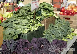 Leafy greens are a great source of fiber.