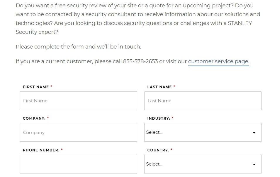 Snynet Solution Stanley Convergent Security Solutions Evaluation