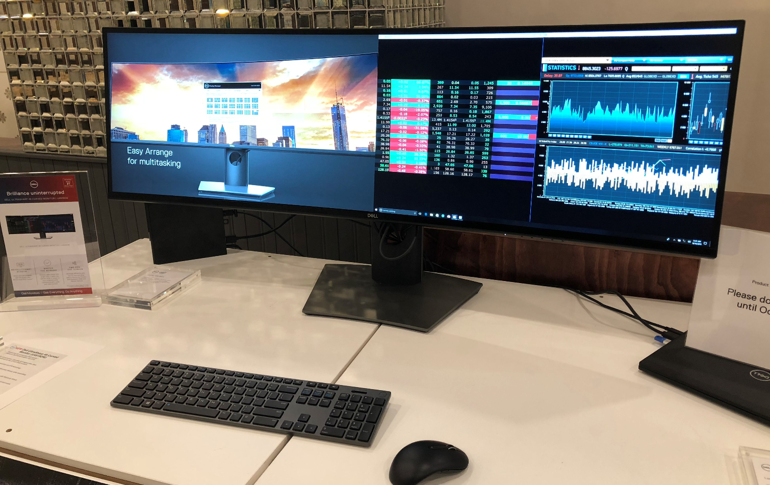 dell ultrawide monitor split screen