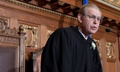 Republican judge David Prosser, now firmly in the lead, would give the Wisconsin Supreme Court the votes it needs to uphold Gov. Scott Walker's anti-union law.