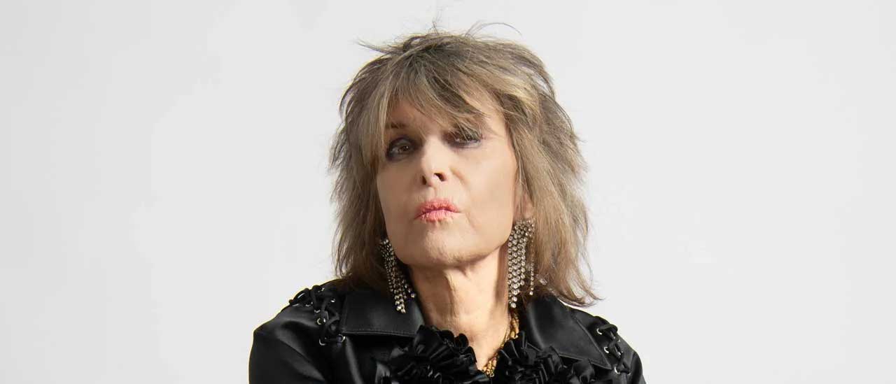 Chrissie Hynde studio portrait