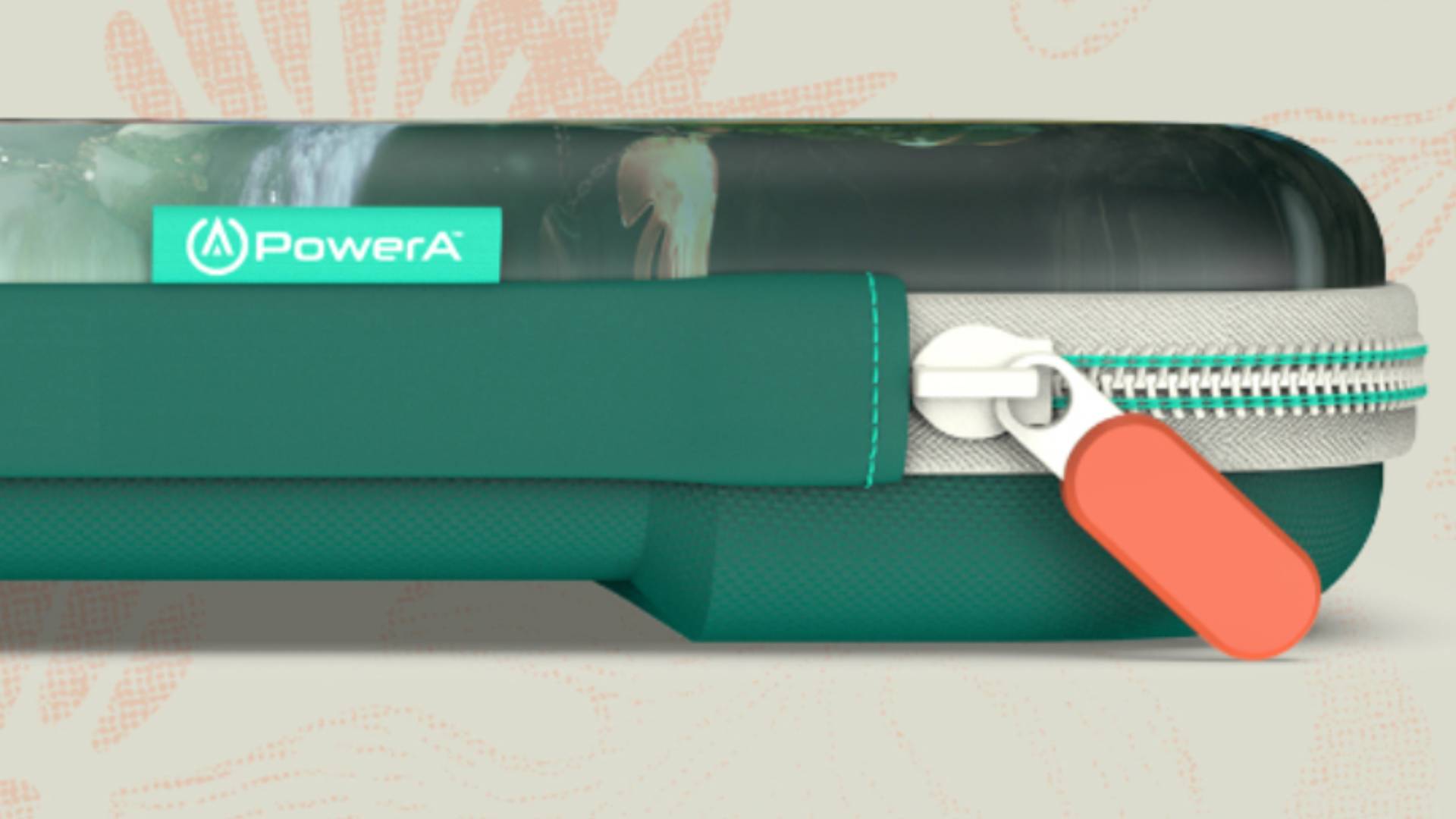 Image of the side of the Splatoon Raiders Slim Case by PowerA.