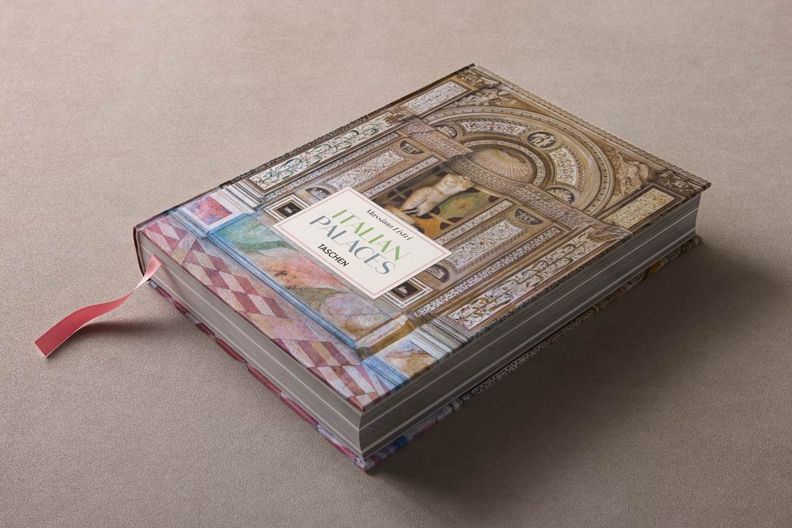 Coffee table book at an angle