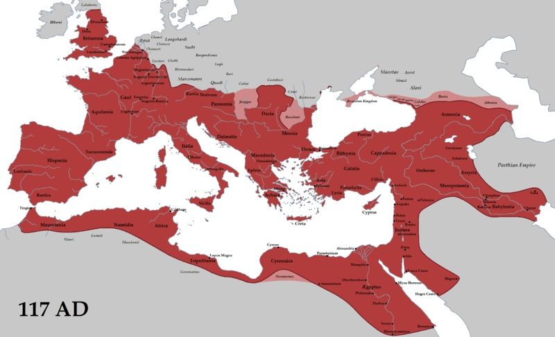 Roman Empire map