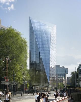 Designed by Allford Hall Monaghan Morris, 240 Blackfriars was estimated for completion in March this year. 233,000 sq ft of the building's 20 floors will be given over to offices, meaning a staggering 1 person per 86 sq ft occupancy