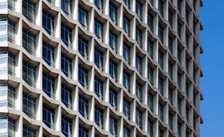 exterior shot of Centre Point, originally designed by Richard Seifert & Partners