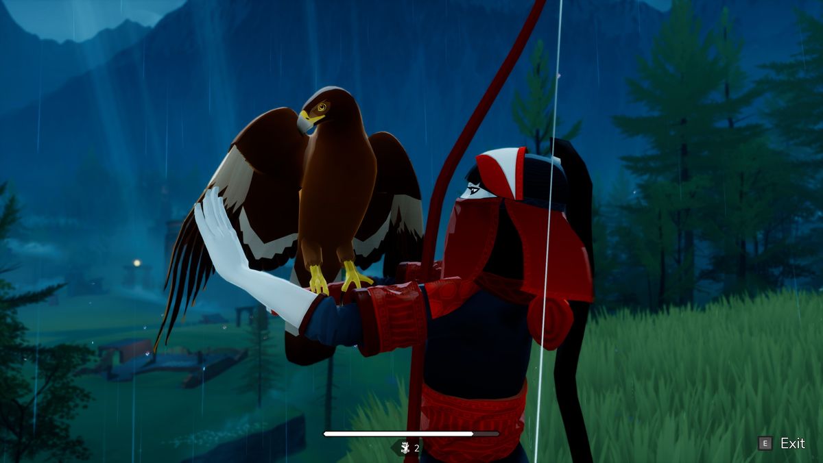 A girl and a bird