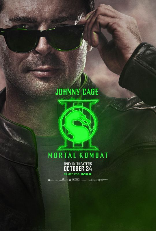 Johnny Cage Mortal Kombat II poster