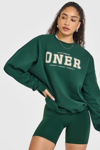 Oner Lightweight Sweatshirt | Racing Green