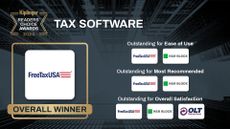 Kiplinger Readers' Choice Awards 2024 list of tax software winners.