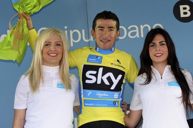 Sergio Henao (Sky) is the new leader of the Vuelta Ciclista al Pais Vasco after his victory on stage 3.