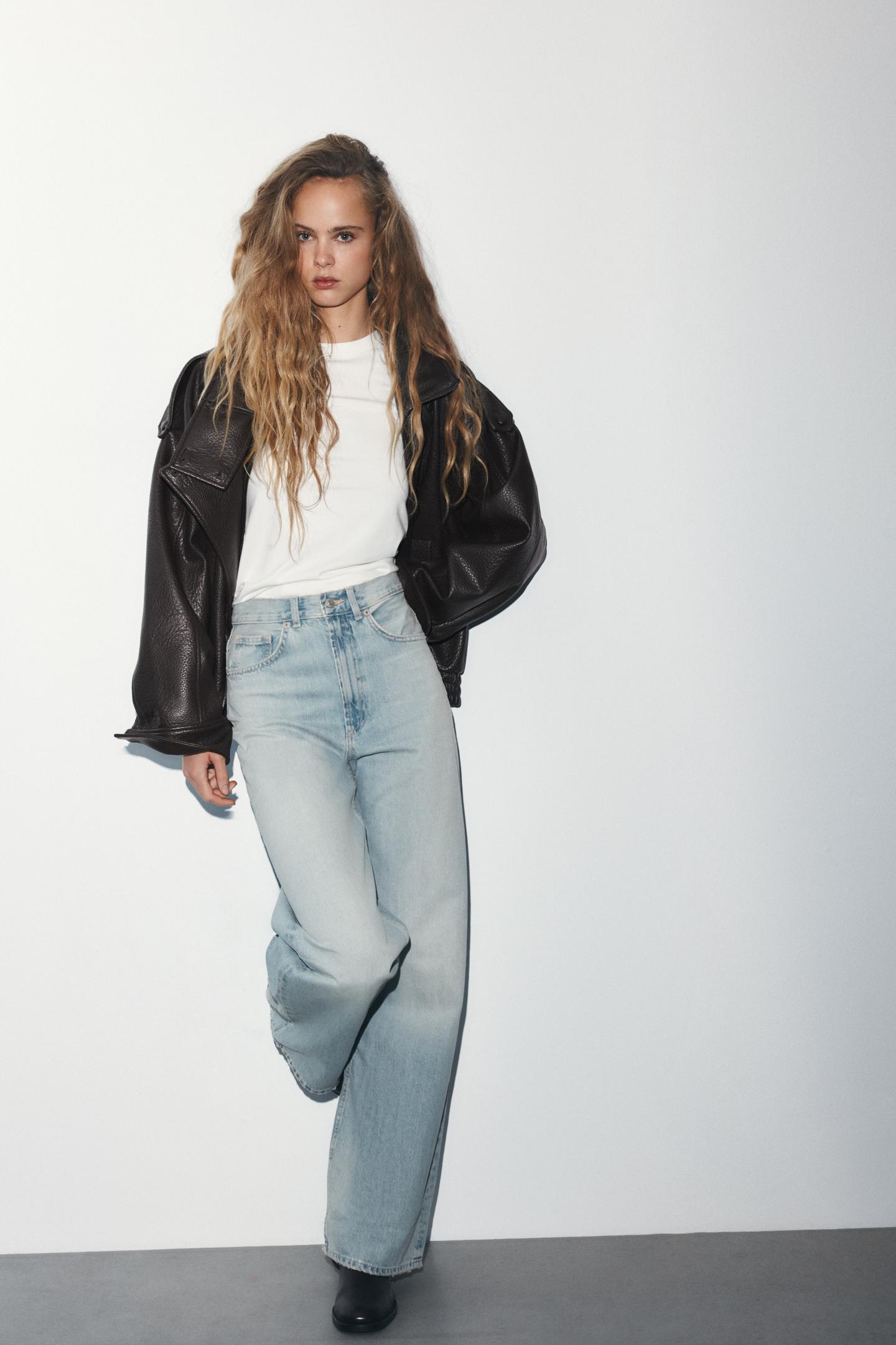 Trf Extra Wide Leg High-Waist Jeans