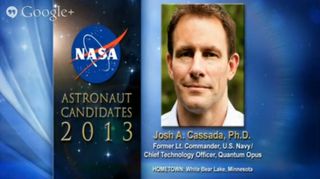 Astronaut Candidate Josh A. Cassada