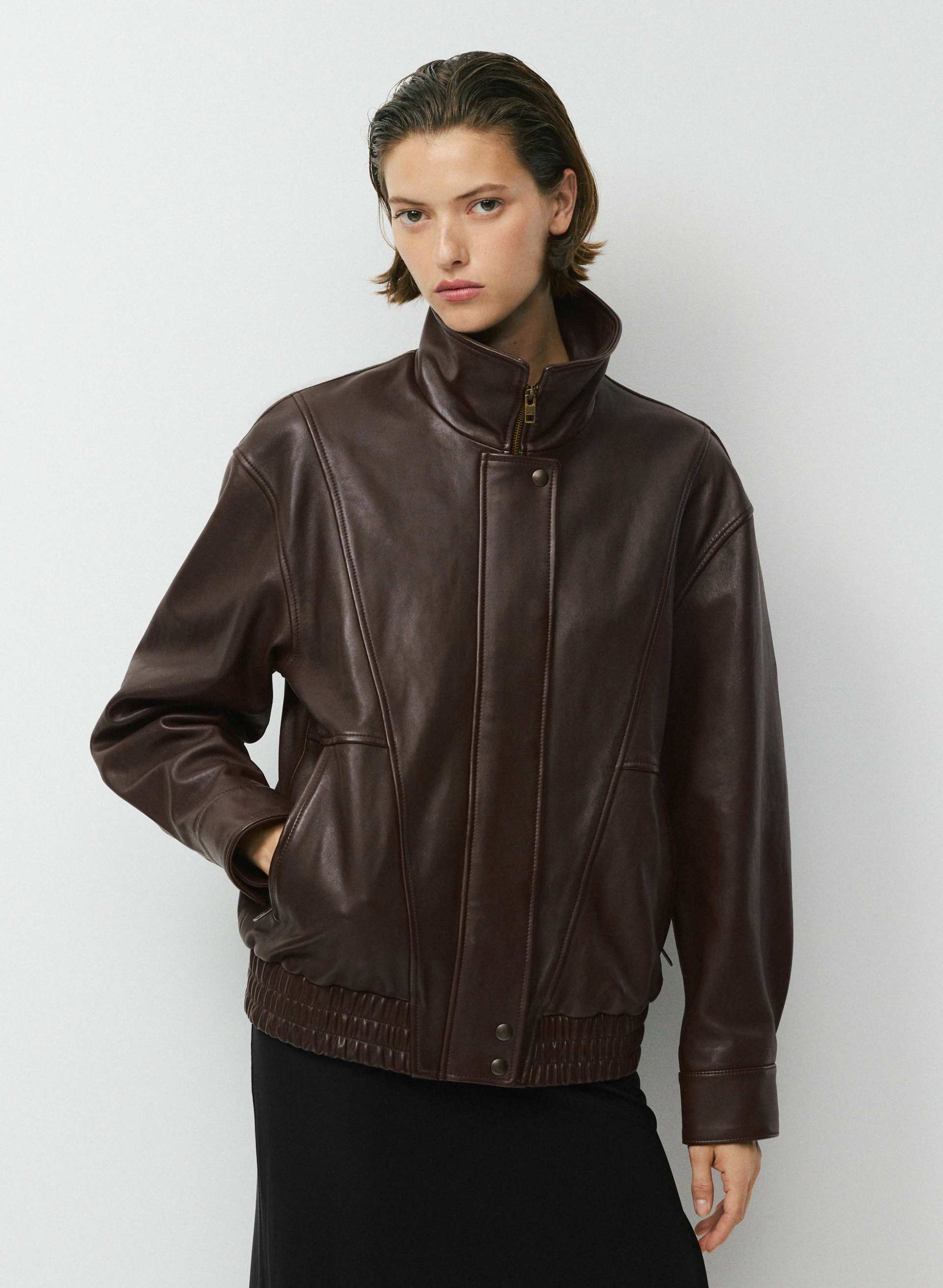 Aritzia, Rae Bomber - Leather