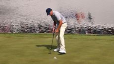 Ben Kohles taps in for double-bogey on the 18th in the final round at the 2026 John Deere Classic 