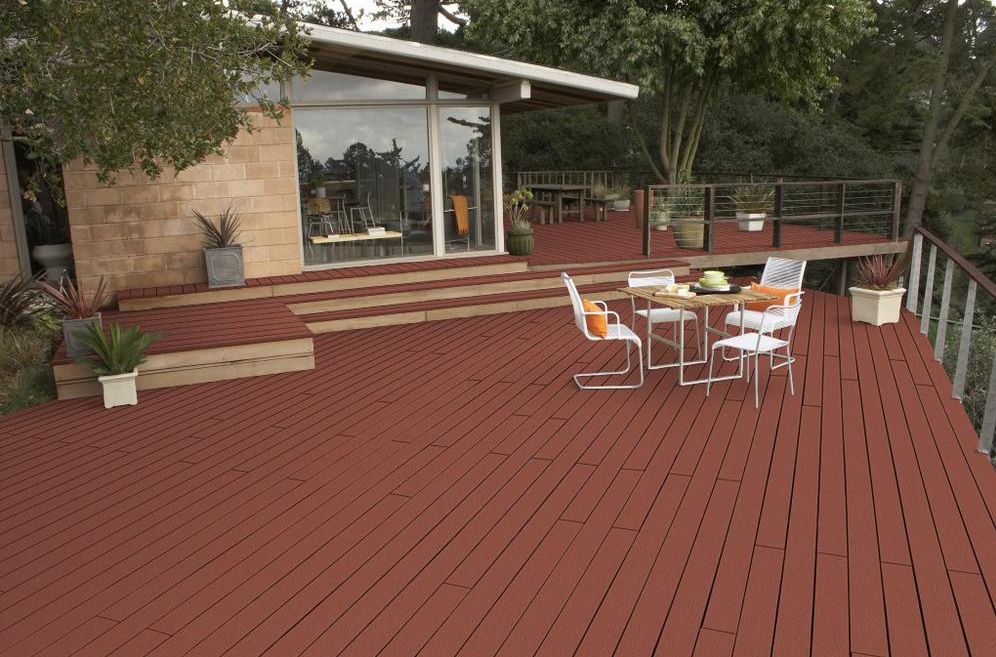 Deck paints: BEHR Premium Advanced DeckOver