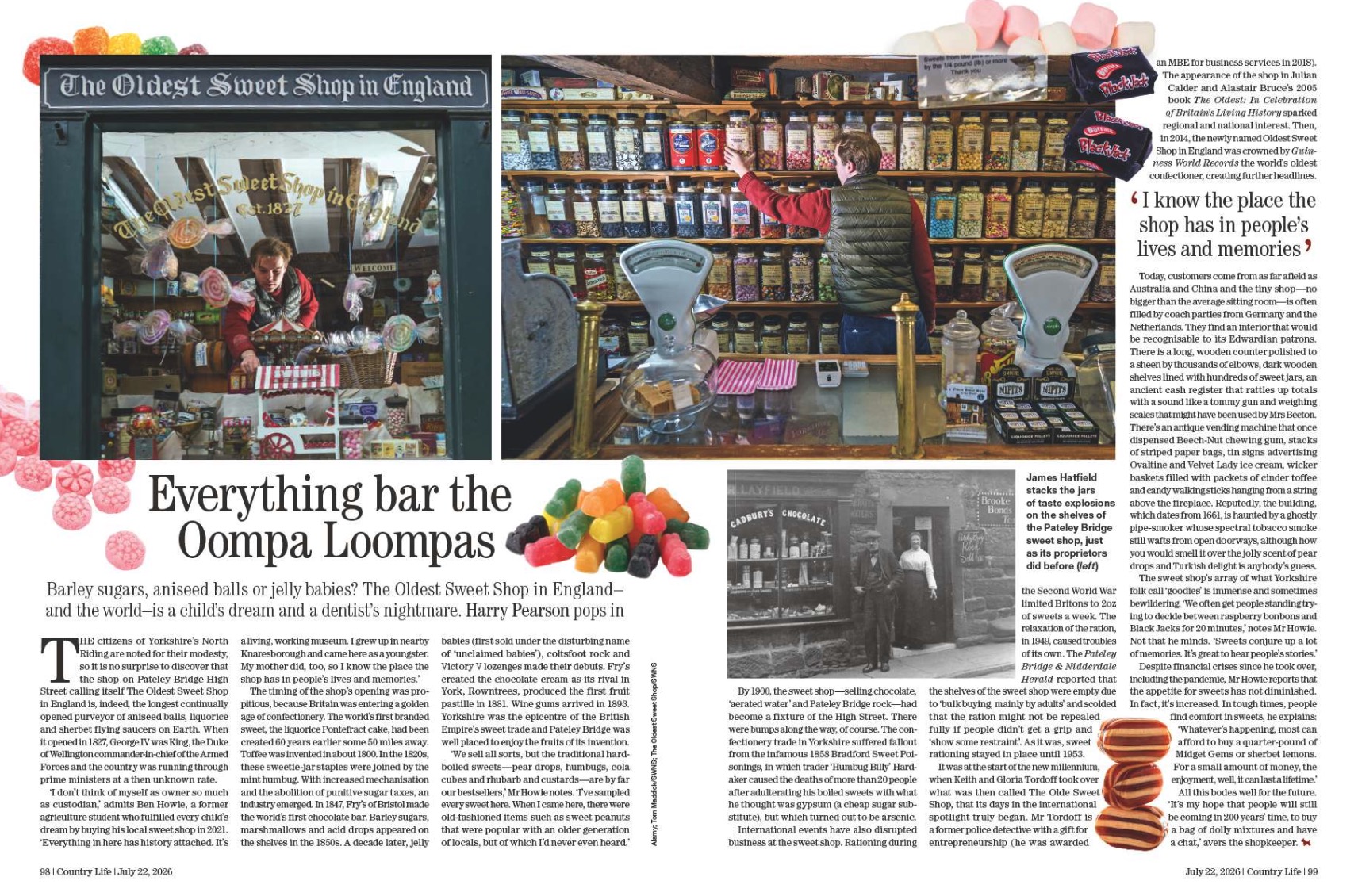 Spreads from Country Life 22 July 2026