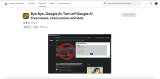 Bye Bye, Google AI chrome extension